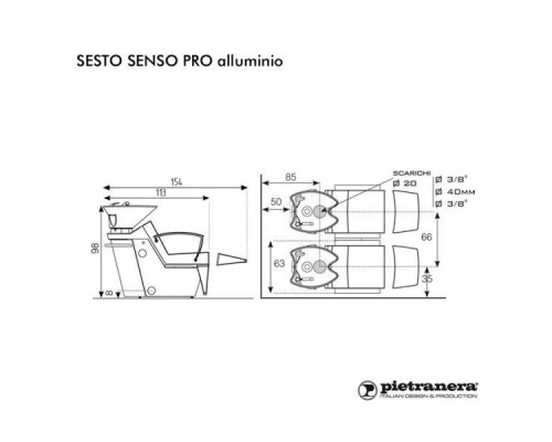 Мойка парикмахерская SESTO SENSO PRO RELAX aluminium